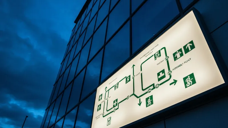 Éléments constitutifs d'un plan d'évacuation